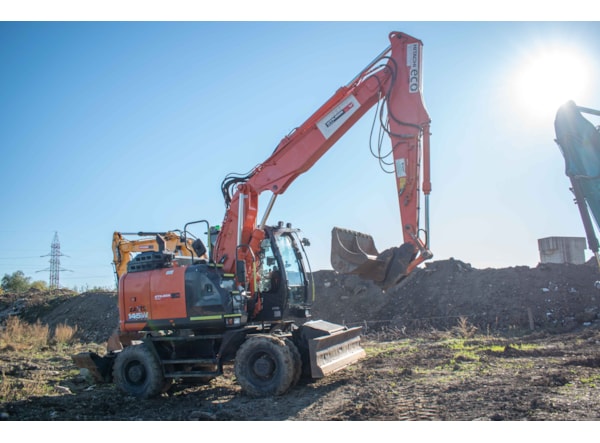 Excavator pe roti Hitachi ZX 145 - Stoc Cluj de vanzare